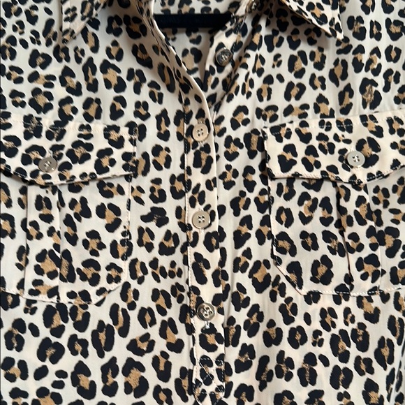 Lisa Rinna Collection Leopard Print Blouse - Picture 3 of 6